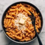 Garlic Butter Tomato Pasta with Parmesan Recipe