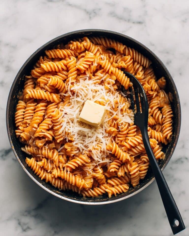 Garlic Butter Tomato Pasta with Parmesan Recipe