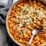 One Pot Ground Chicken Fajita Pasta Recipe