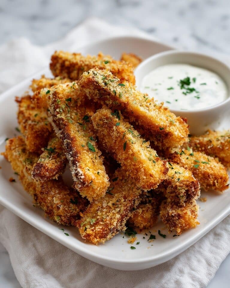 Crispy Keto Zucchini Fries (Air Fryer, Oven, or Bake) Recipe