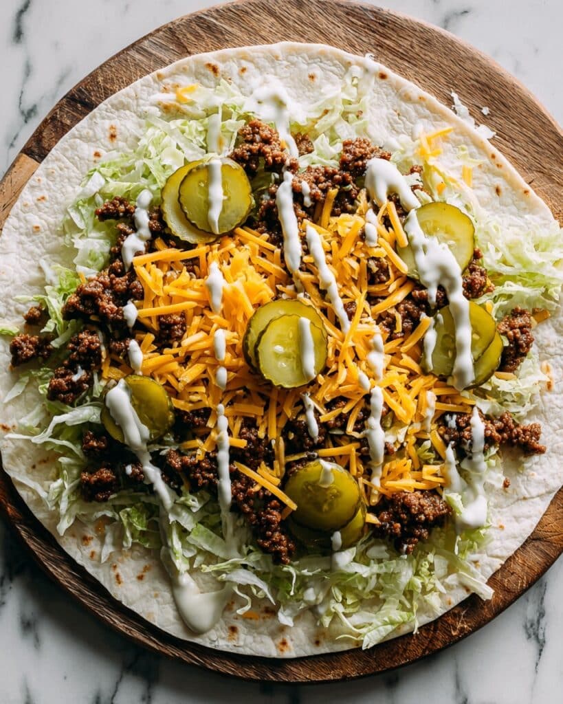 Big Mac Wraps Recipe