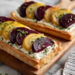 Roasted Beet and Chive Tartlets Recipe