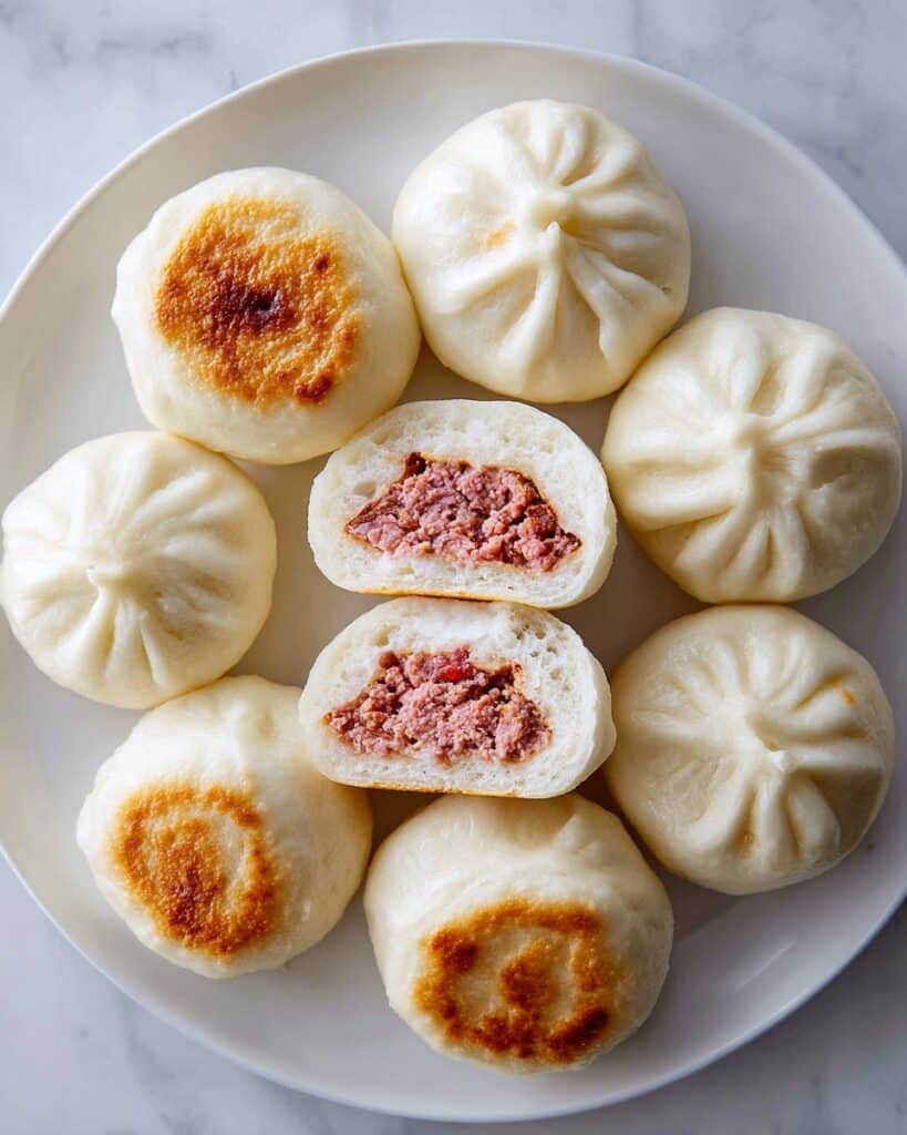 Pan-Fried Steamed Buns Recipe