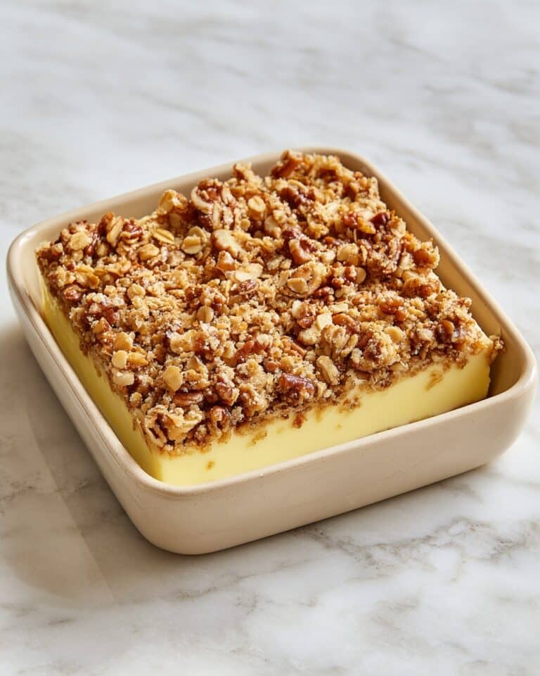 Homemade Southern Banana Cobbler with Pecan Streusel Recipe