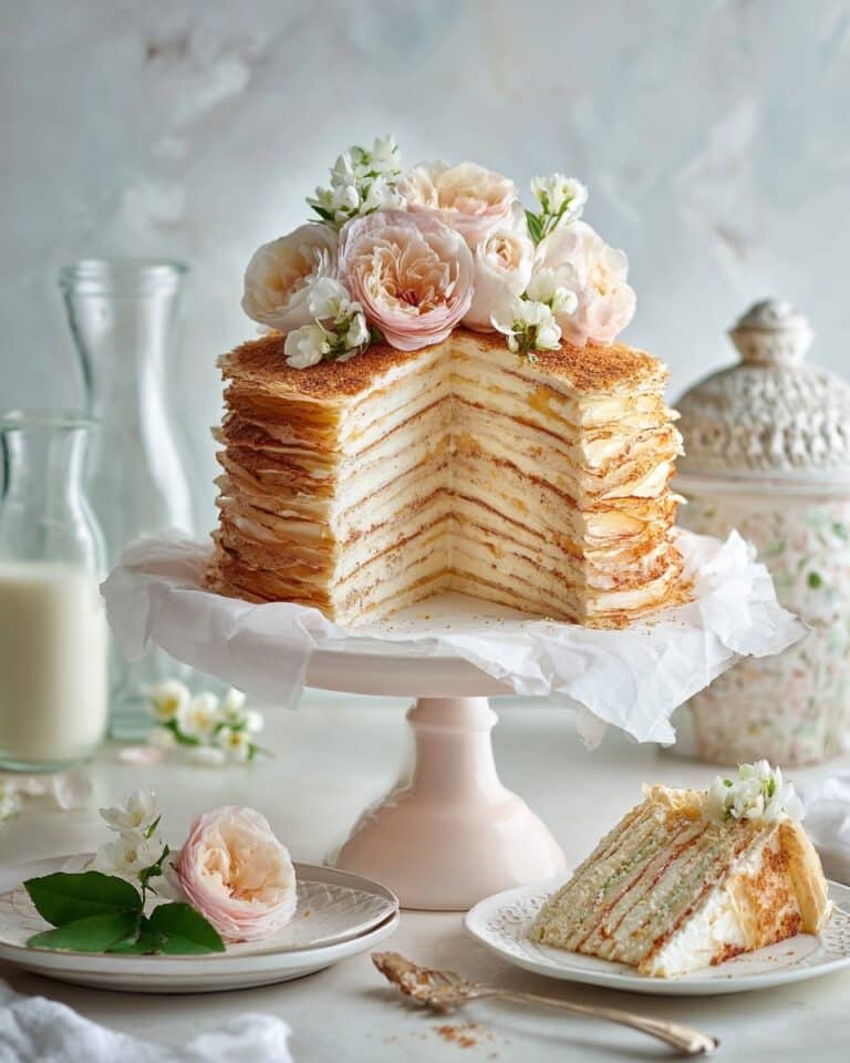 Vanilla Mille Crêpe Cake Recipe