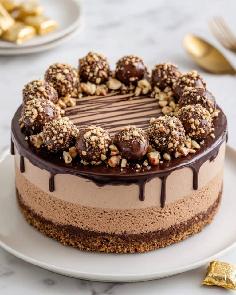 Ferrero Rocher & Nutella Cheesecake Recipe