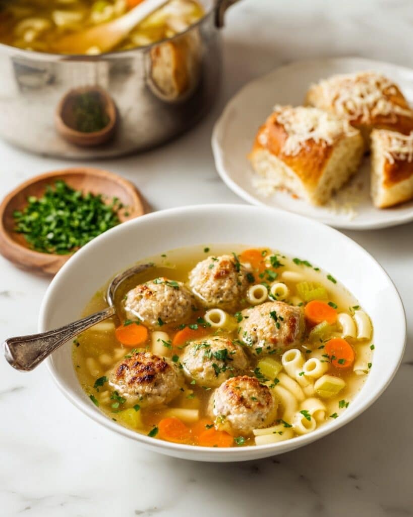 Chicken Meatball Soup Recipe