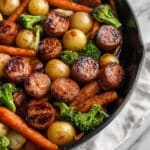 One-Pan Honey Garlic Kielbasa & Veggies: Easy Family Delight Recipe