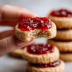 Peanut Butter Thumbprint Cookies with Jam Recipe