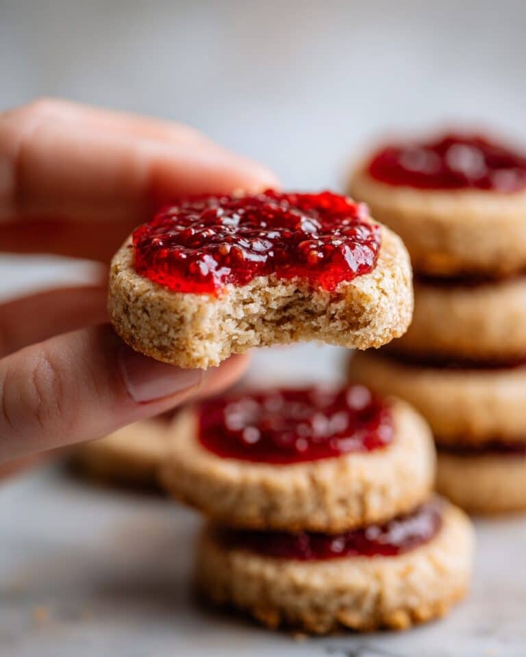 Peanut Butter Thumbprint Cookies with Jam Recipe