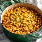 Chili Mac with Cheddar Cheese Recipe