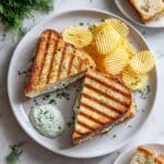 Grilled Salmon Salad Sandwich with Herb-Celery Slaw Recipe