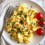 Creamy Keto Scrambled Eggs with Sour Cream Recipe