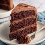 Chocolate Cake with Rich Chocolate Frosting Recipe