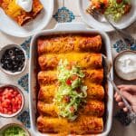 The Best Easy Chicken Enchiladas Recipe