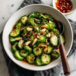 Smashed Chili Crisp Cucumber Salad Recipe