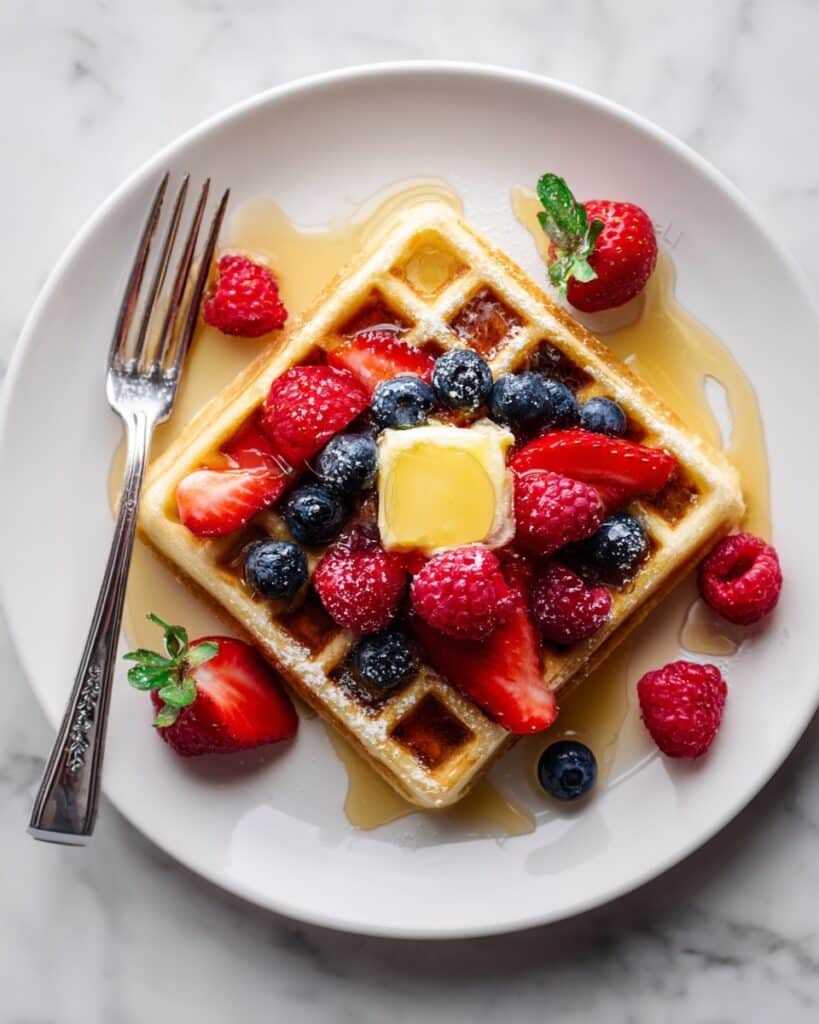 Sourdough Waffles Recipe