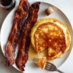 Dutch Oatmeal Pancake (Dutch Baby) with Maple Syrup Recipe
