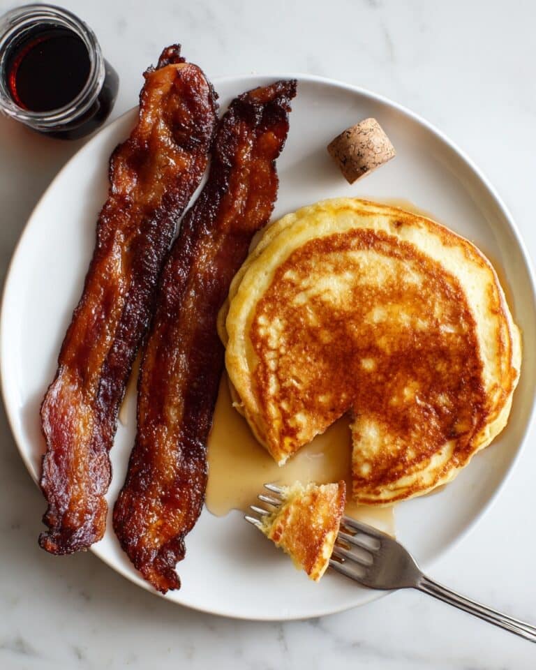 Dutch Oatmeal Pancake (Dutch Baby) with Maple Syrup Recipe