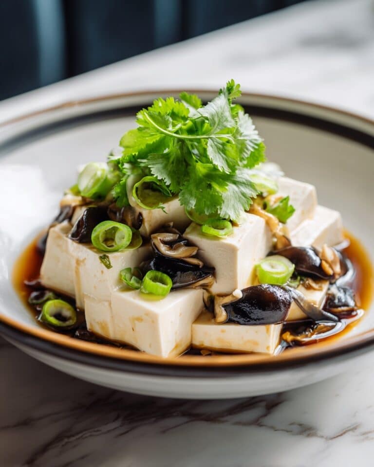 Braised Tofu and Mushrooms Recipe