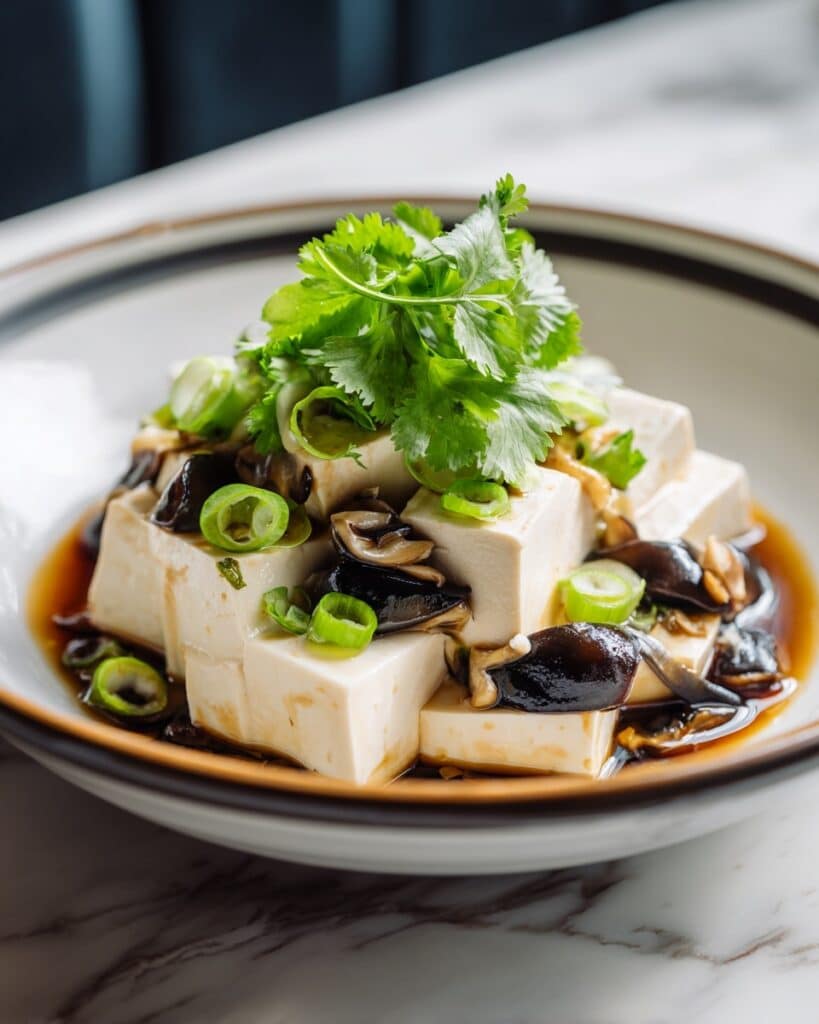 Braised Tofu and Mushrooms Recipe