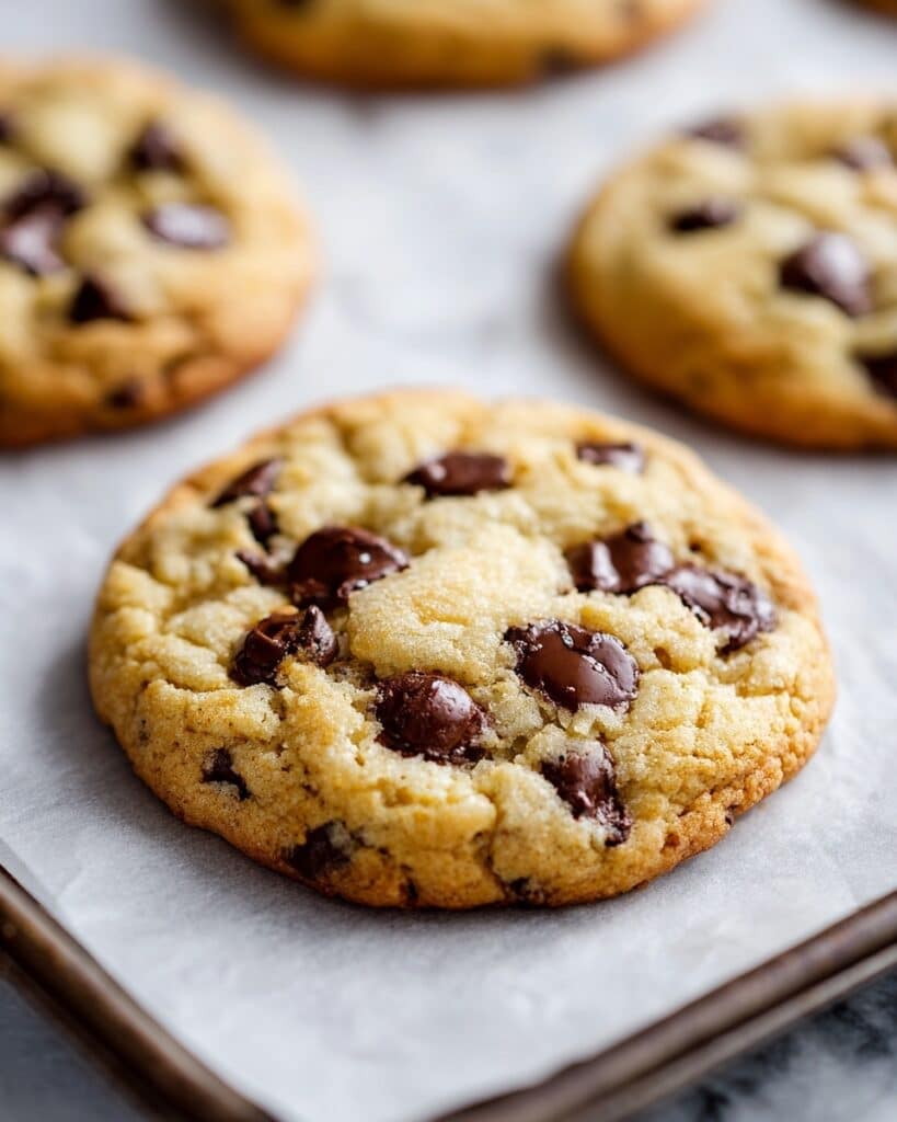 Giant Chewy Keto Chocolate Chip Cookies Recipe