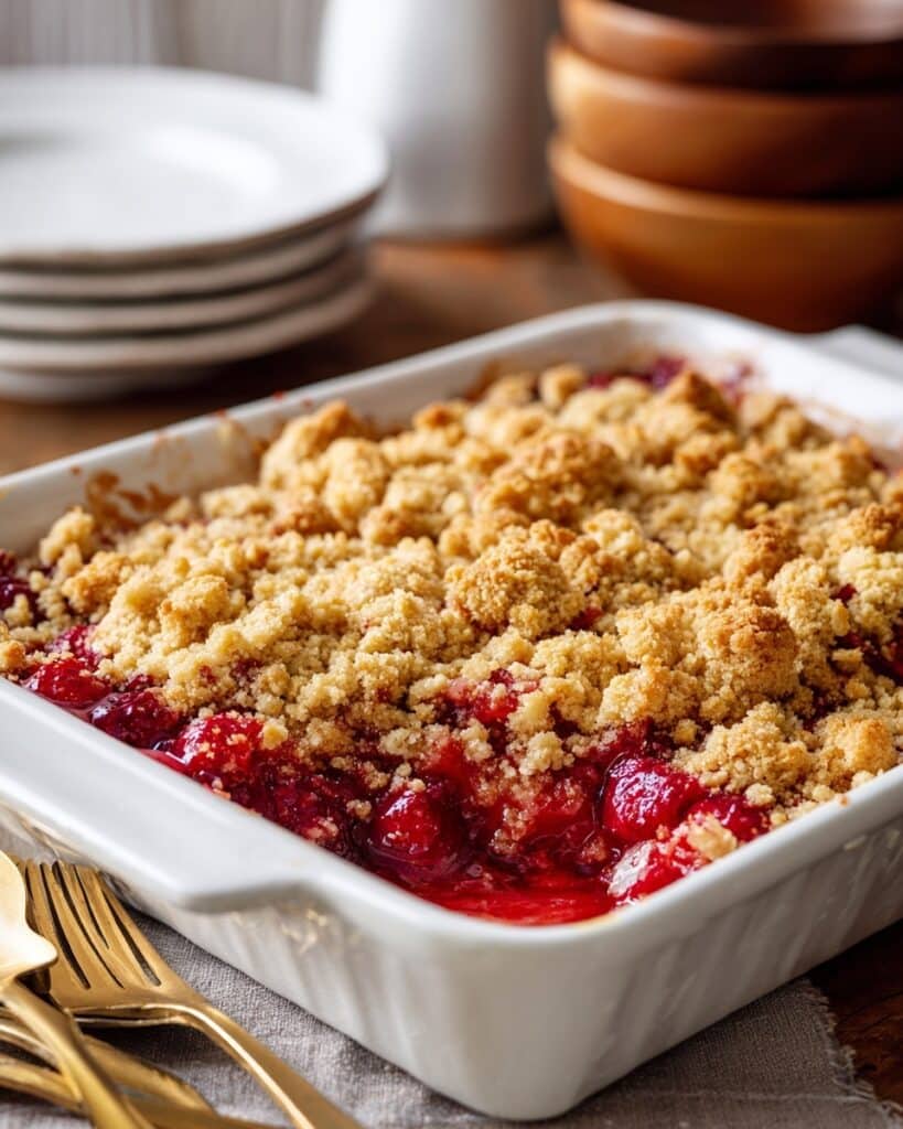 Berry Cobbler with Juicy Berries and Buttery Cookie Topping Recipe