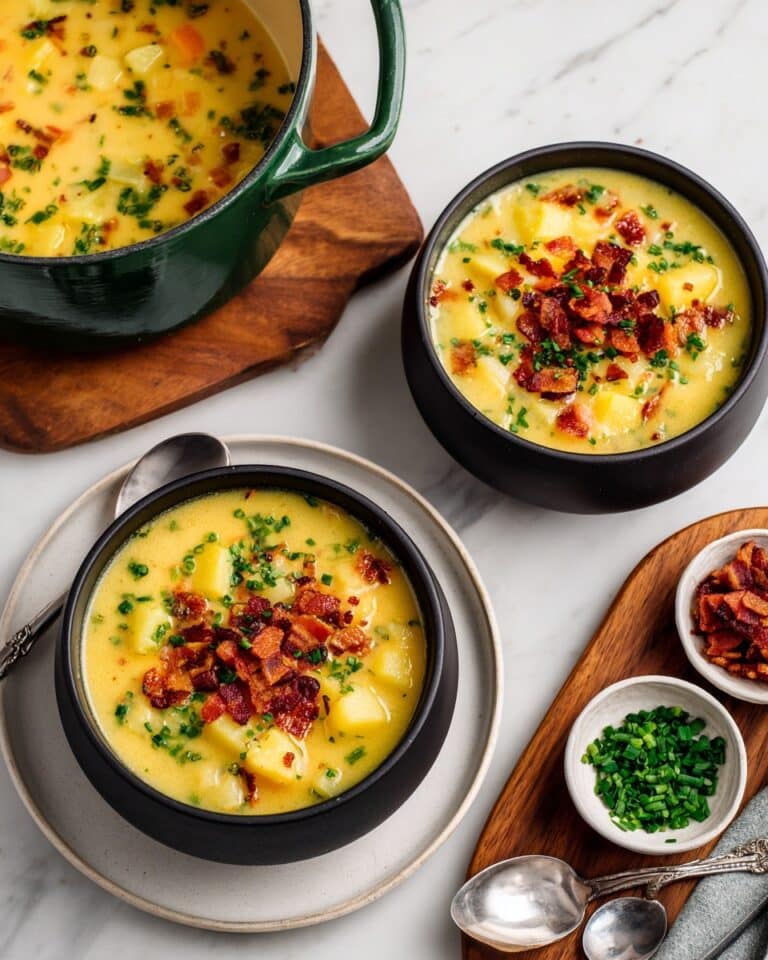 Ham and Bacon Cheddar Chowder Recipe
