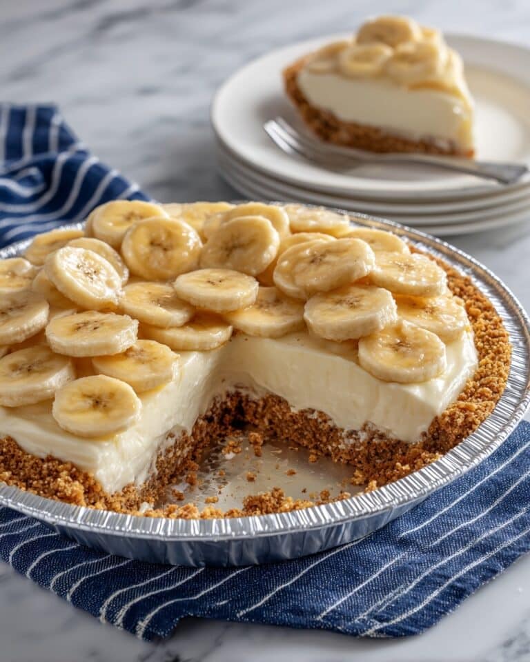 Bruleed Banana Peanut Butter Pie Recipe