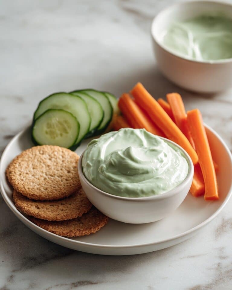 Ranch Avocado Yogurt Dip Recipe