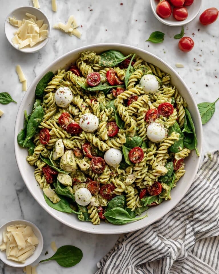 Chicken Pesto Pasta Salad Recipe