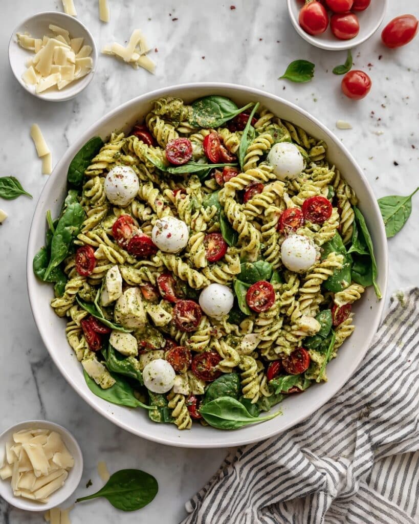 Chicken Pesto Pasta Salad Recipe
