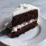 Chocolate Cake with Vanilla Frosting Recipe