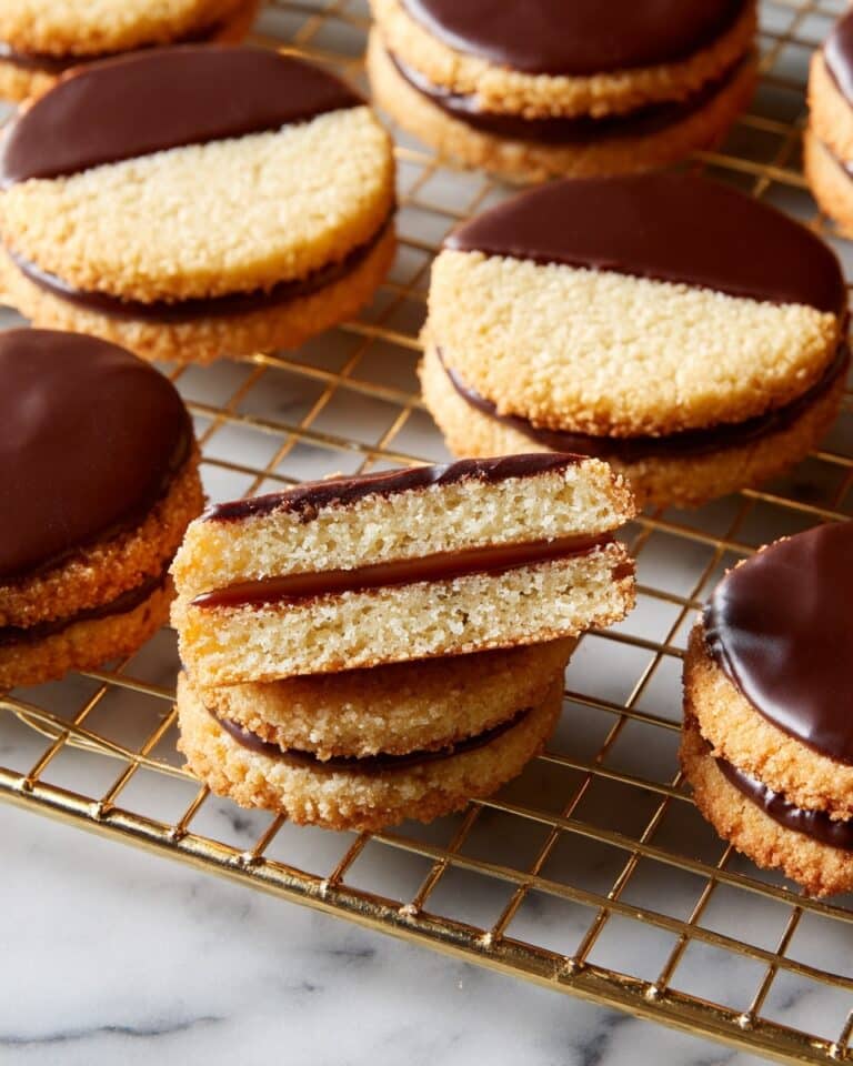 Twix Cookies with Caramel and Chocolate Ganache Recipe