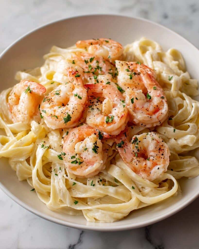 Shrimp Alfredo Pasta Recipe