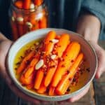 Easy Hot Honey Pickled Carrots Recipe