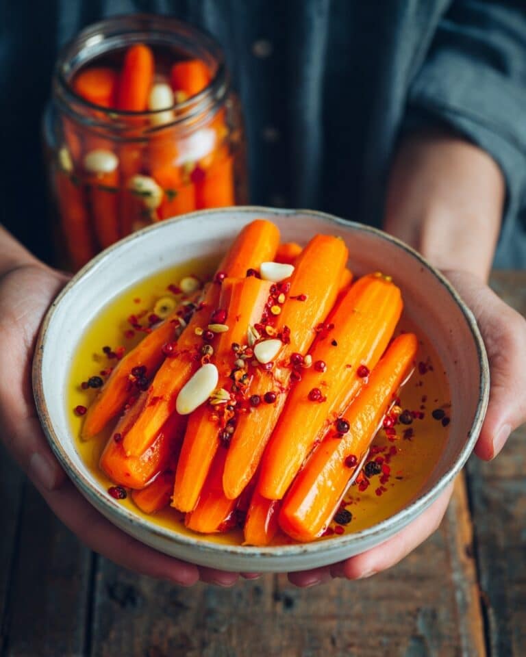 Easy Hot Honey Pickled Carrots Recipe
