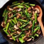 The Best Sauteed Asparagus and Mushrooms Recipe