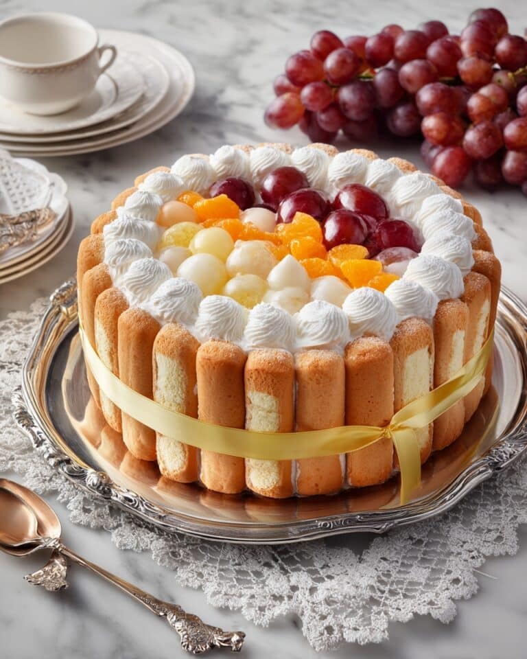 Romanian Diplomat Cake (Charlotte Torte) Recipe