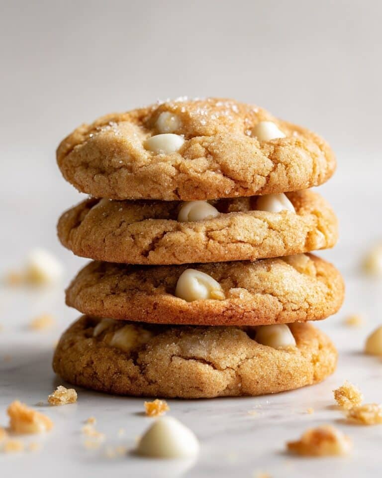 Soft-Baked White Chocolate Chip Molasses Cookies Recipe