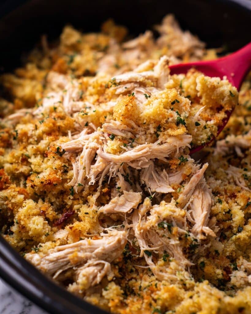 Chicken and Stuffing Crock Pot Dinner Recipe