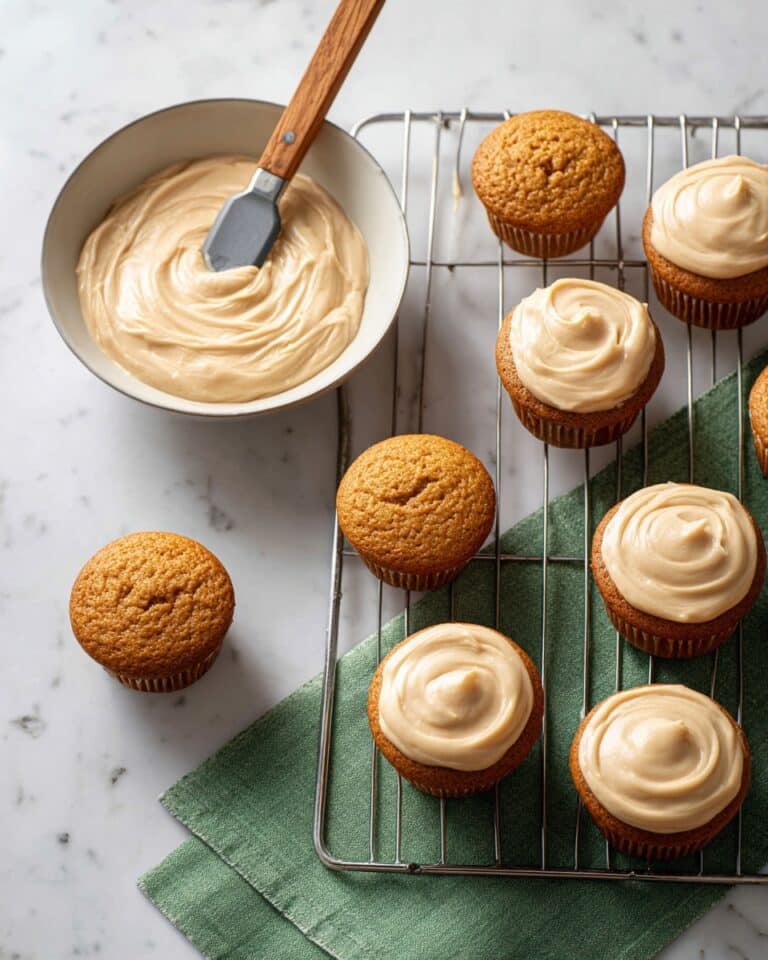 Zucchini Cupcakes with Brown Sugar Frosting Recipe