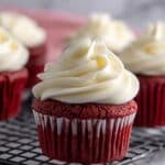 Red Velvet Cupcakes with Cream Cheese Frosting Recipe