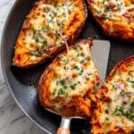 Steamrolled Sweet Potatoes with Gruyère, Herbs, and Hot Honey Recipe