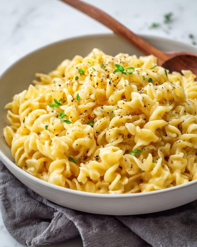 3-Ingredient Slow Cooker Butter Noodles Recipe
