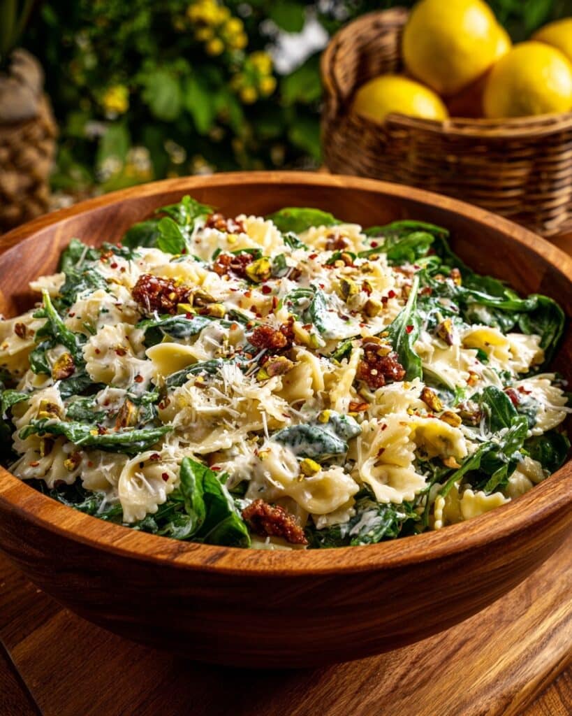 Pesto Burrata Pasta Salad Recipe