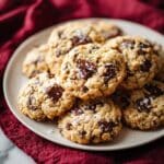 Dark Chocolate Chunk Oatmeal Cookies Recipe