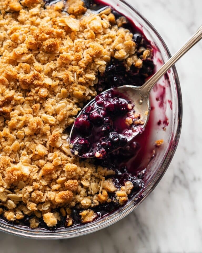 Easy Blueberry Crumble Recipe