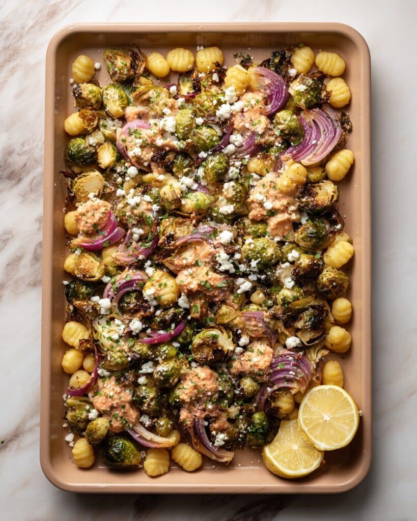 Lemon Parmesan Gnocchi Sausage Skillet Recipe