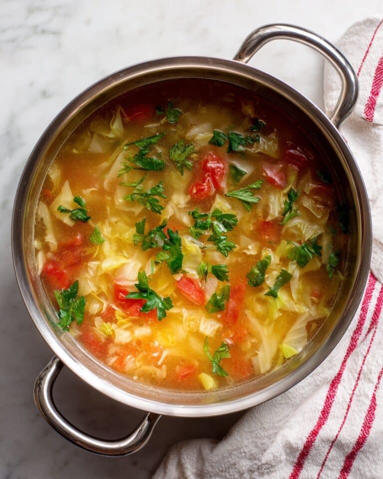 Super Easy Cabbage Soup Recipe